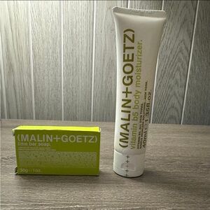 Malin + Goetz Vitamin B Body Moisturizer Lime Bar Soap
